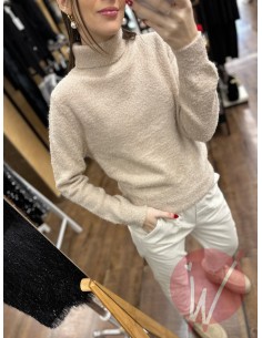 Pull Dolcevita Dahlia Beige... 2