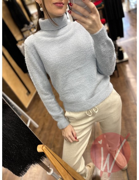 Pull Dolcevita Dahlia Azzurro