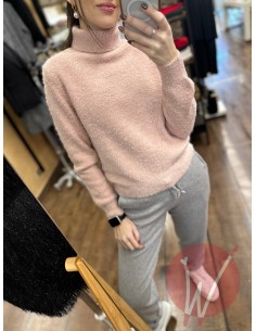 Pull Dolcevita Dahlia Rosa 2