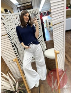 Jeans Palazzo White