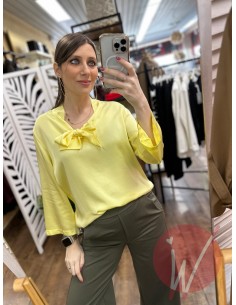 Blusa Fiocco Agata Giallo