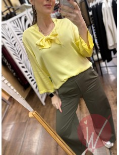 Blusa Fiocco Agata Giallo 2