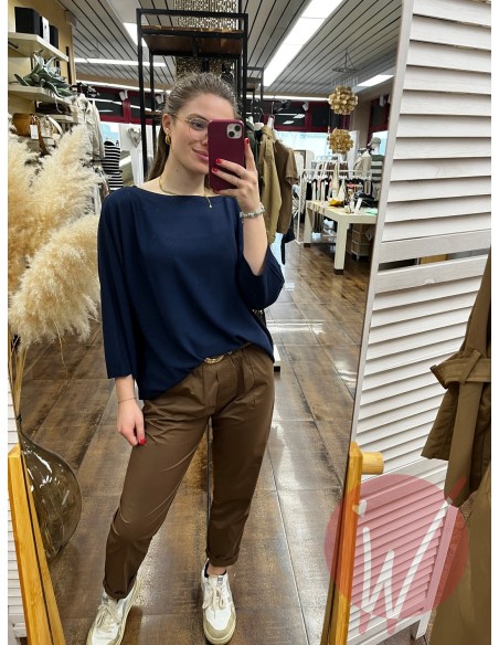 Maglia Over Mary Blu