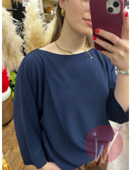 Maglia Over Mary Blu