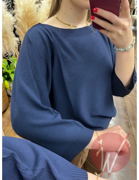 Maglia Over Mary Blu