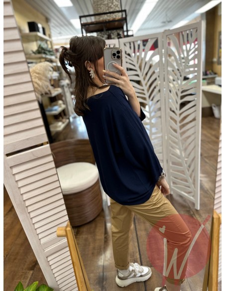 Maglia Over Mary Blu