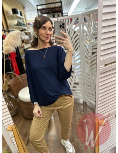 Maglia Over Mary Blu