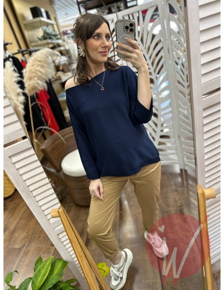 Maglia Over Mary Blu