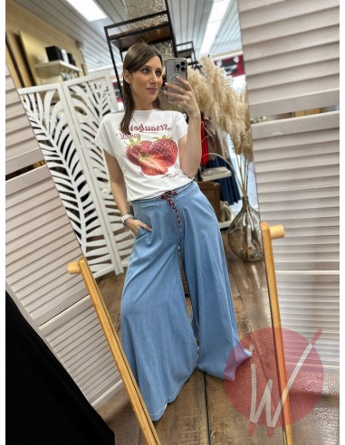 Pantalone Palazzo Chambray Sidney