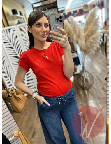 T-Shirt Charlotte Rosso
