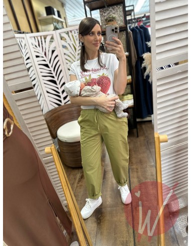 Pantalone Ovetto Skiathos Verde Oliva