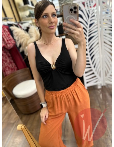 Top Anello Amy Nero