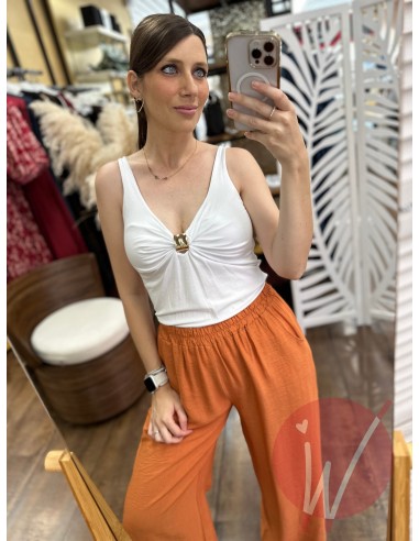 Top Anello Amy Bianco