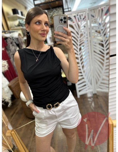 Top Anello Izzy Nero
