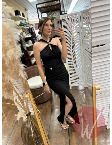 Longuette Drappeggio Audrey Nero