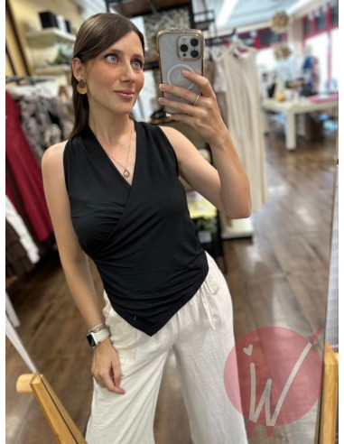 Top Incrocio Nero