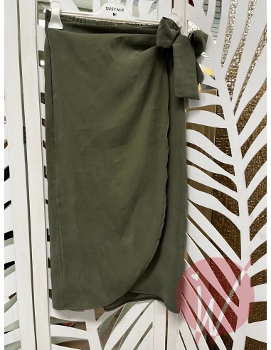 Gonna Cupro Militare