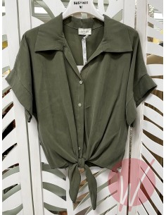 Camicia Cupro Militare
