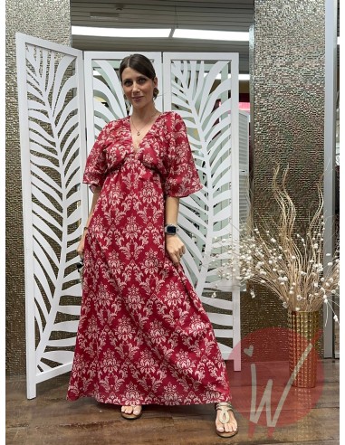 Abito Calipso Rosso India