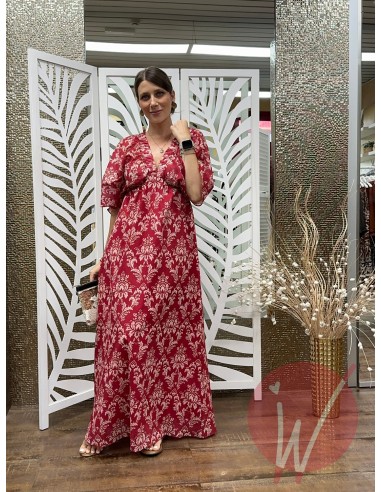 Abito Calipso Rosso India