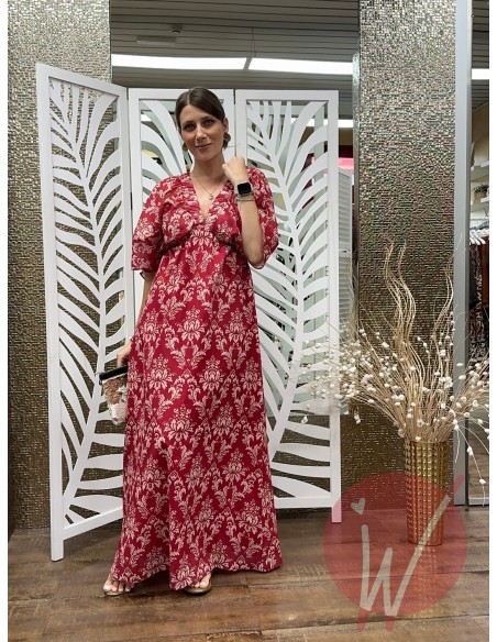 Abito Calipso Rosso India