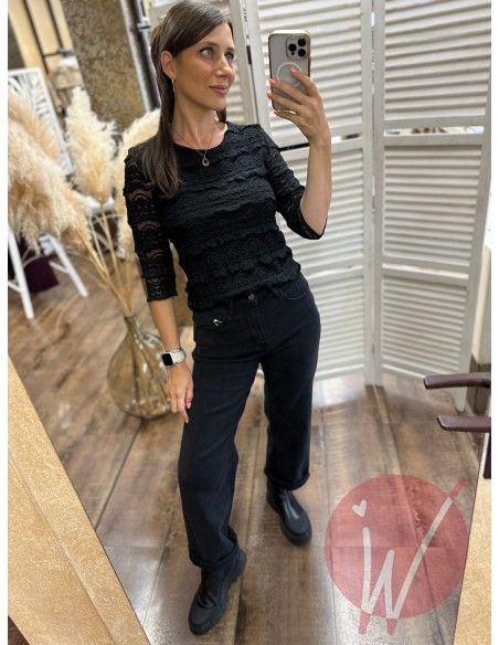 Jeans Black Straight