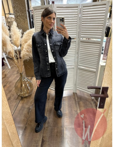 Camicia Denim Black