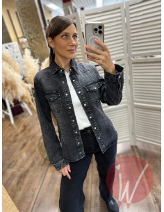 Camicia Denim Black