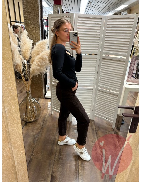 Jeans Slim Fit Maculato