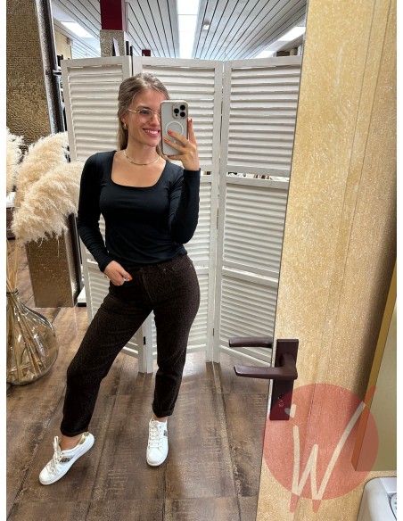 Jeans Slim Fit Maculato