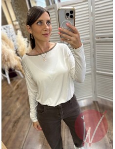 Maglia Lurex Crystal Burro
