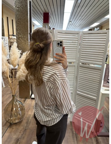 Camicia Righe Faith Burro