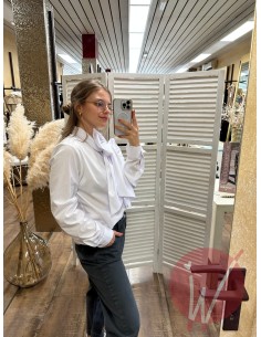 Camicia Fiocco Bianco 2
