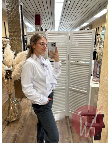 Camicia Fiocco Bianco