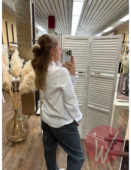 Camicia Fiocco Bianco