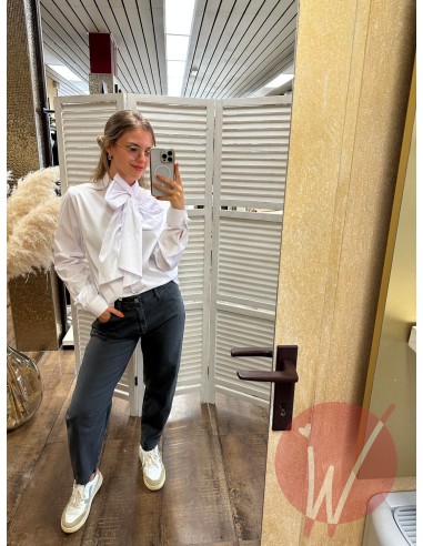 Camicia Fiocco Bianco