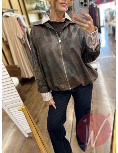 Bomber Ecopelle Lauren Moro - HAVE ONE Bomber Ecopelle Lauren Moro - HAVE ONE