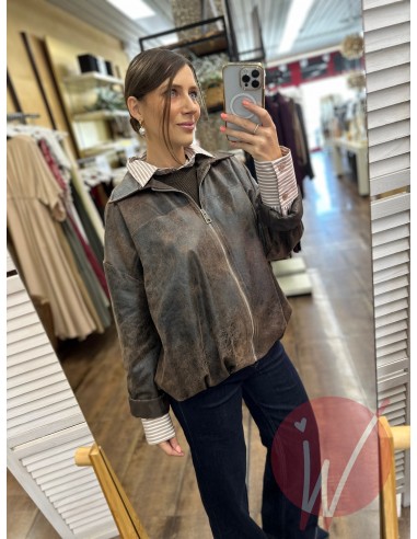 Bomber Ecopelle Lauren Moro - HAVE ONE Bomber Ecopelle Lauren Moro - HAVE ONE