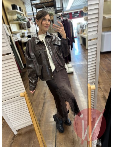 Bomber Ecopelle Marble Moro - HAVE ONE Bomber Ecopelle Marble Moro - HAVE ONE