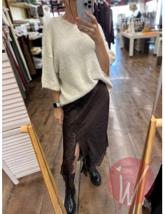 Gonna Lingerie Pizzo Moro 2