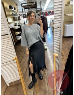 Gonna Lingerie Pizzo Nero