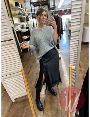 Gonna Lingerie Pizzo Nero