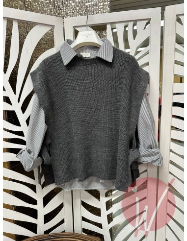 Gilet Fiocchi Janis Grigio - HAVE ONE