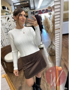 Minigonna Suede Moro - HAVE...