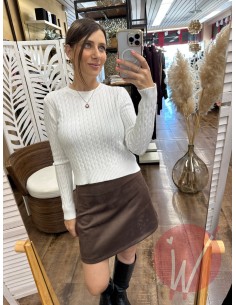 Minigonna Suede Moro - HAVE... 2