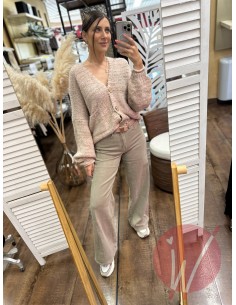 Jeans Palazzo Tokyo Tortora 2