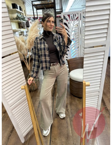 Jeans Palazzo Tokyo Tortora