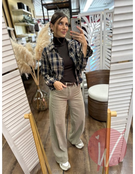 Jeans Palazzo Tokyo Tortora