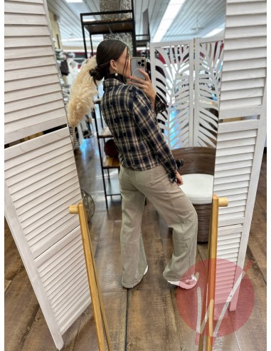 Jeans Palazzo Tokyo Tortora