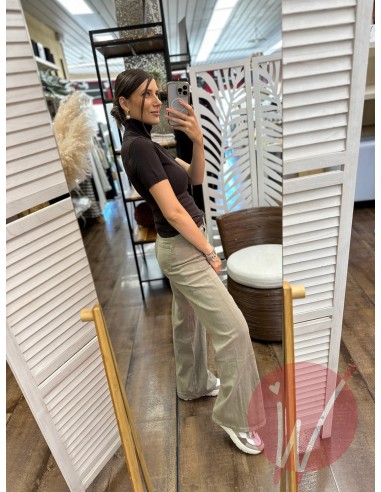 Jeans Palazzo Tokyo Tortora